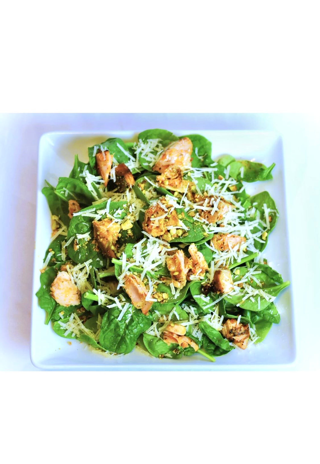 Salmon Caesar Salad - (Minimum order $65 for FREE local delivery)
